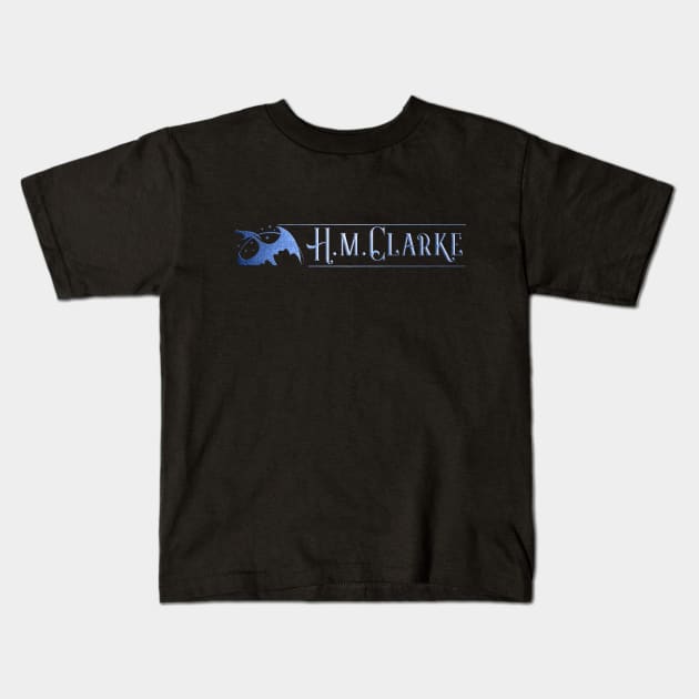 H.M. Clarke Blue Logo Kids T-Shirt by HMClarke